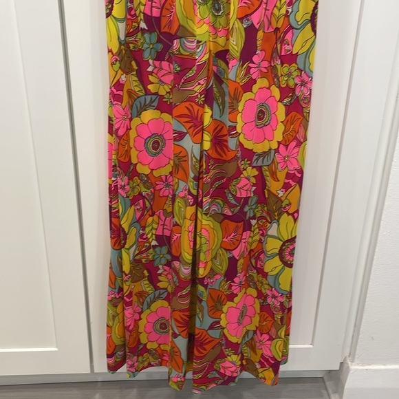 Vintage 1960s/1970s Styled by Beatrice Pines Floral Jumpsuit - Picture 5 of 15